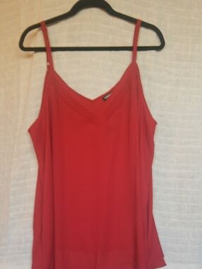 torrid Red V-Neck Adjustable Strap Camisole